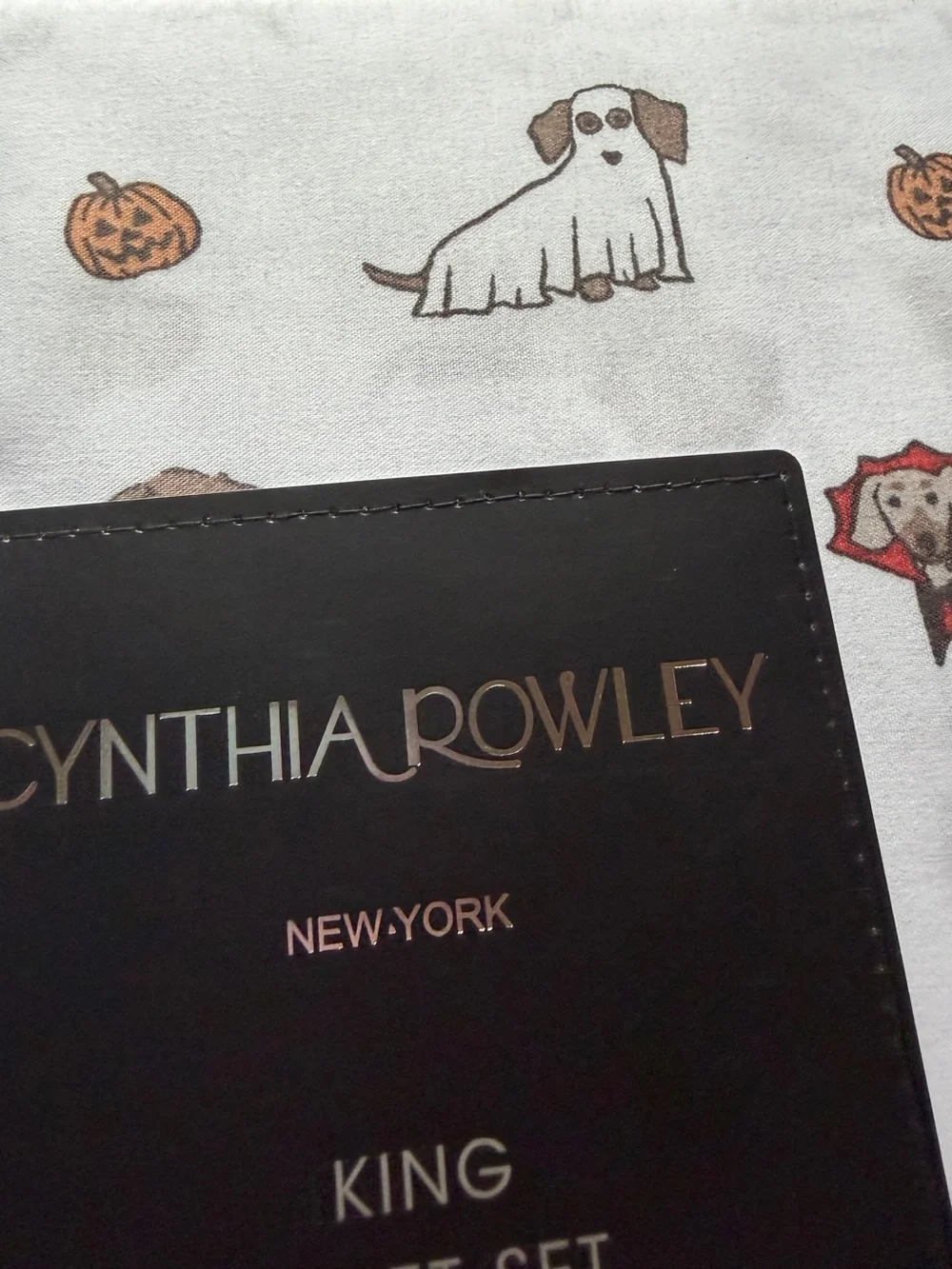 New Cynthia Rowley Dachshund Halloween Ween Dog Ghost Clown Witch Mummy 4-piece
